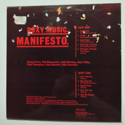 Винтажная виниловая пластинка LP Roxy Music Manifesto (Spain 1979)
