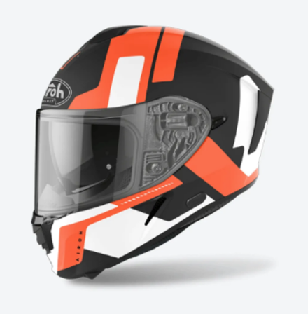 Шлем интеграл Airoh SPARK SHOGUN Orange Matt, XL