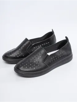 Мокасины летние с перфорацией