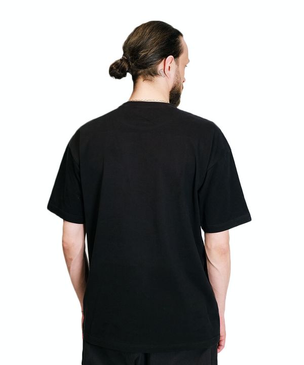 Футболка оверсайз Milk черная - фото 4