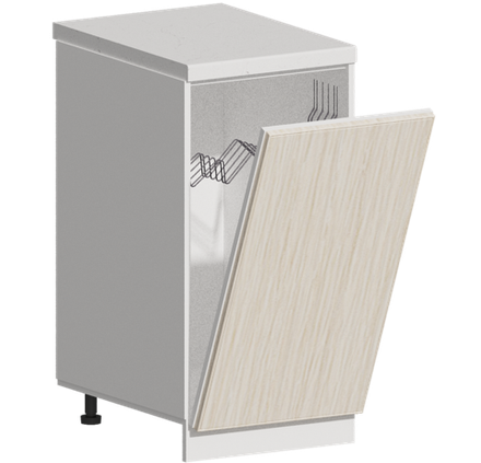 Кухня Модуль ШНВ 450 Графит / Дуб крафт