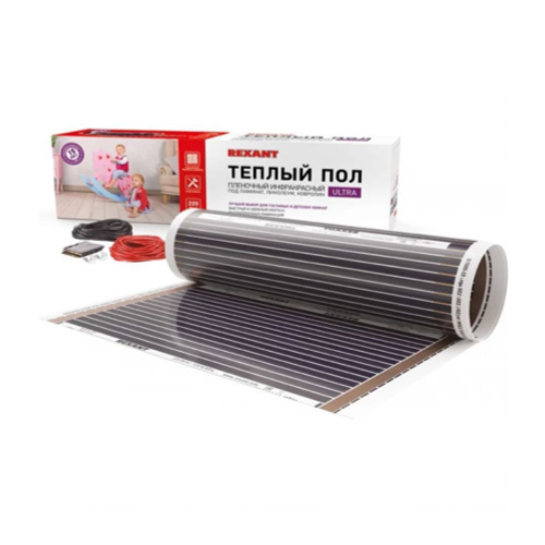 REXANT Ultra Теплый пол (пленоч. инфракр.) 330W 0,5х3м S=1,5м2 шаг=25см 220W/м2 51-0502-4