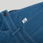 Denim Loose Fit Overall Blue