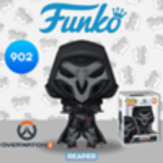 Фигурка Funko POP! Games Overwatch 2 Reaper (902) 59187 / Фигурка в виде персонажа игры "Overwatch 2", Жнец