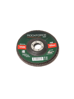 Круг лепестковый торцевой 115х22мм P120 RockForce##Rock FORCE RF-FD4120M