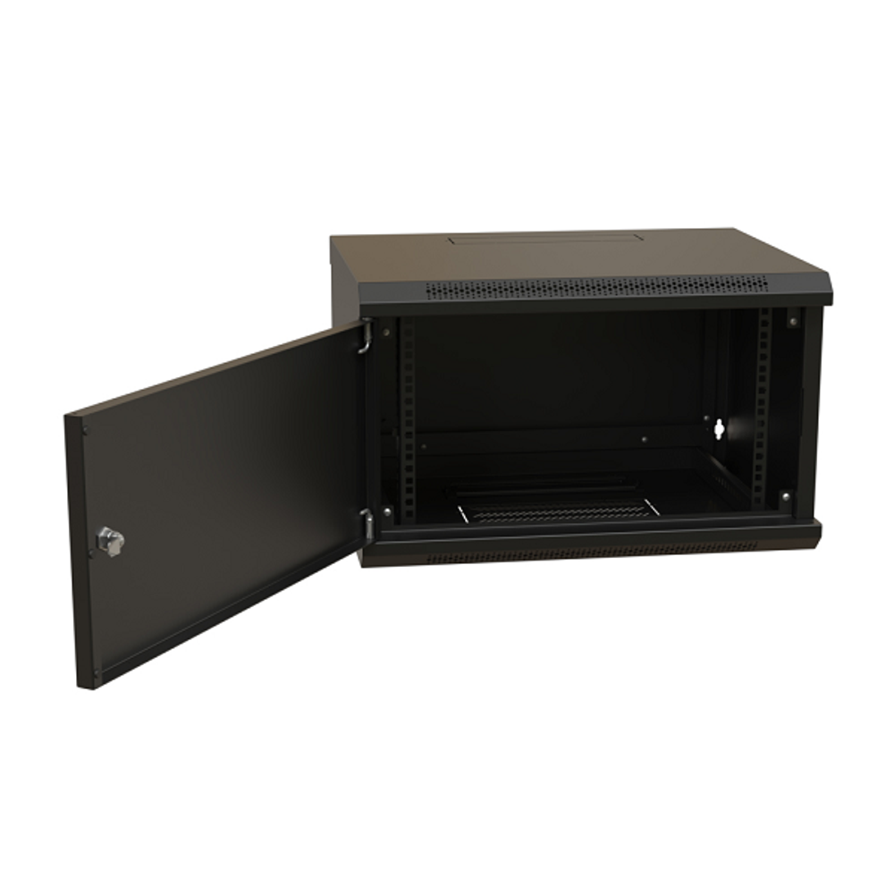 Шкаф настенный 19", 6U WRLine WR-TW-0666-SR-RAL9004