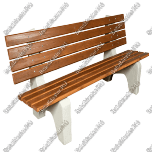 СКАМЕЙКА ПАРКОВАЯ СО СПИНКОЙ