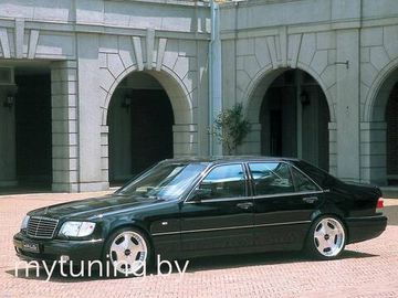 Накладки на пороги WALD для Mercedes S W140