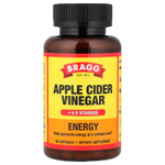 Bragg, Energy, яблочный уксус и 6 витаминов группы B, 90 капсул
