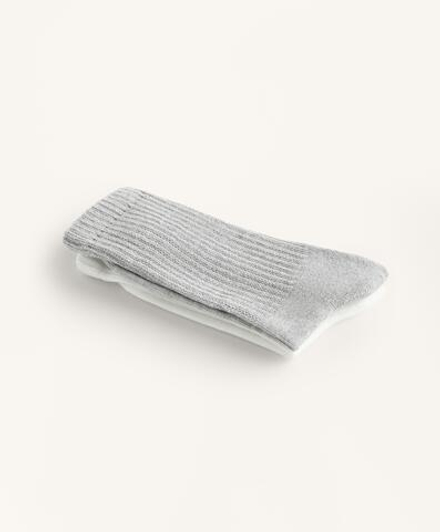 OYSHO Классические свободные носки из смесового хлопка, серый меланж