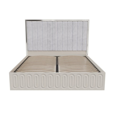 Кровать 1.8 "Галакси" сатин серебро