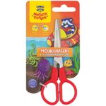 Ножницы детские 12 см, Мульти-Пульти Приключения Енота, симметричные,ассорти