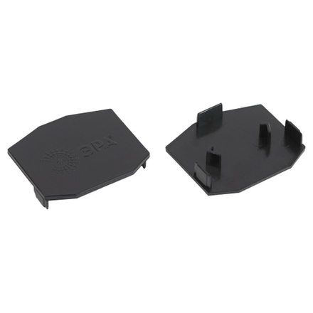 Заглушка ЭРА TRM-PC20-EC B для магнитного шинопровода пластиковая черная для системы NOVA ver.1