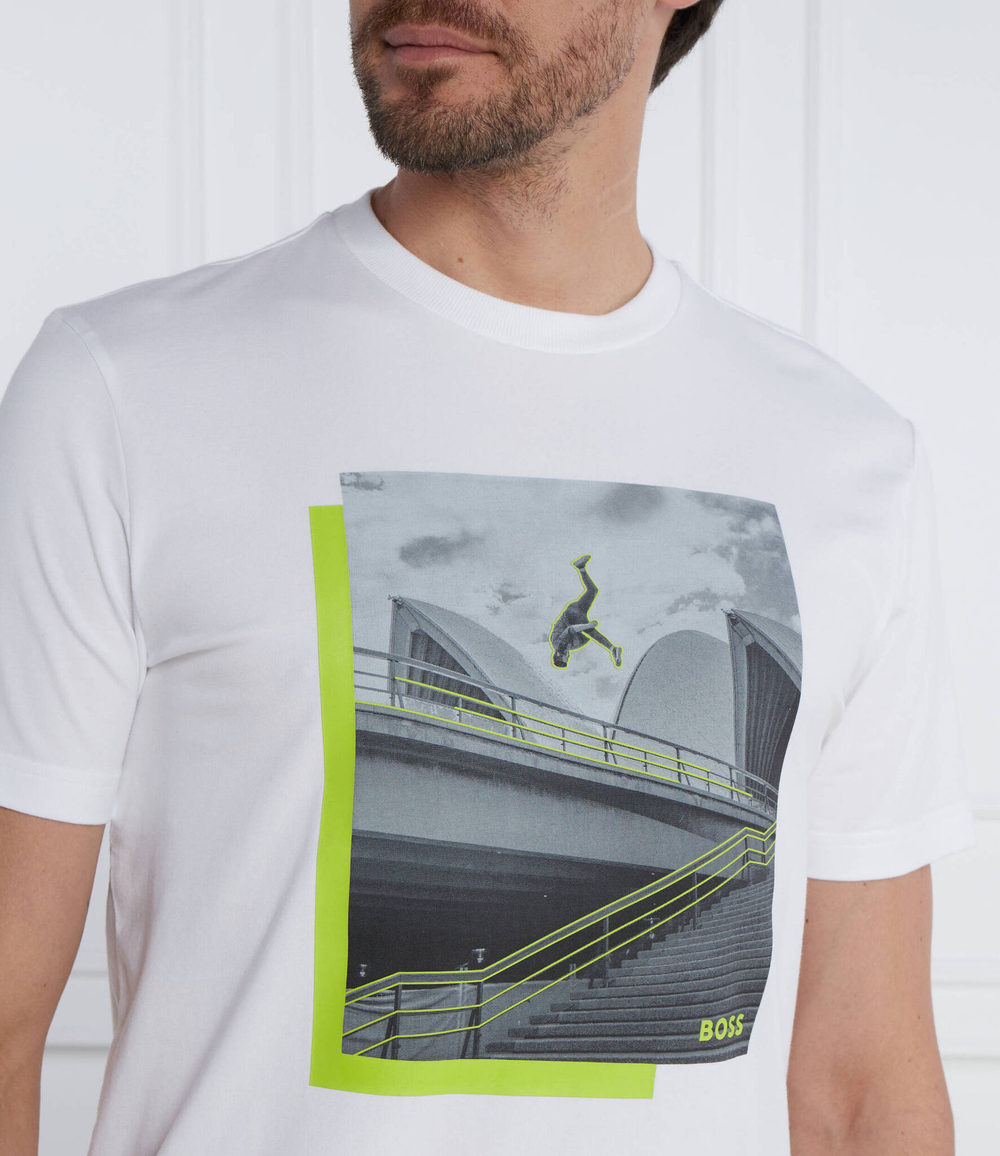 Футболка Tee 10 BOSS GREEN - белый(50507028)