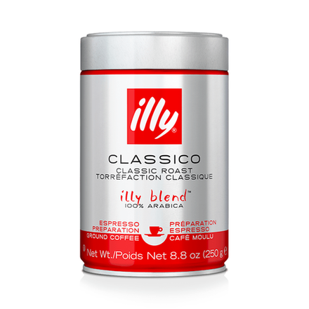 Кофе молотый ILLY Classicо, 250 г, ж/б