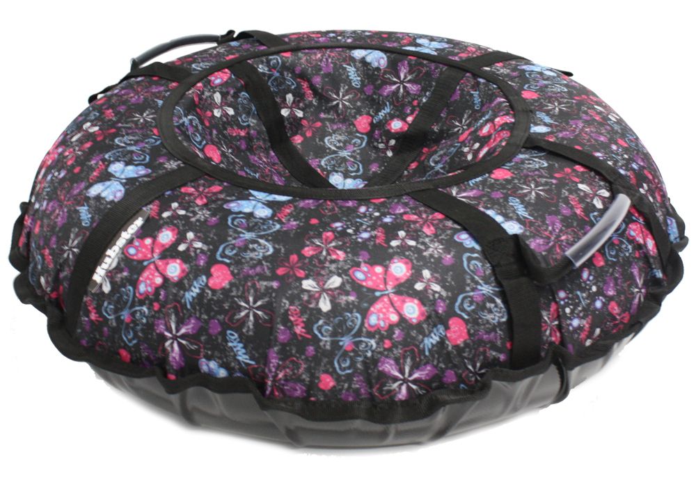 Тюбинг Hubster Люкс Pro Бабочки черные