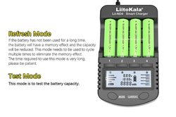 Аккумуляторная батарея LiitoKala Lii-ND4 NiMH/Cd 1,2 в AAA с ЖК-дисплеем и проверкой емкости аккумуляторов 9 В