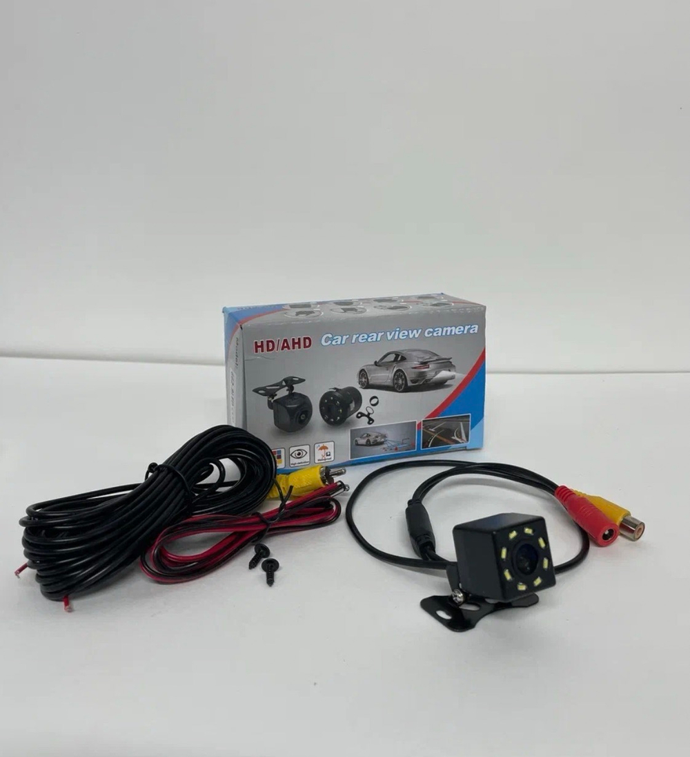 Камера заднего вида 662-8LED CCD, 12v, 720р, 8 диодов, черный, CAM RE, TG (1 шт.)