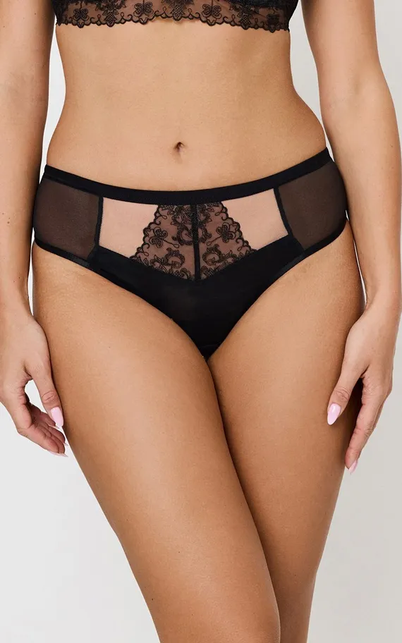 DIVA BLACK Трусы высокие