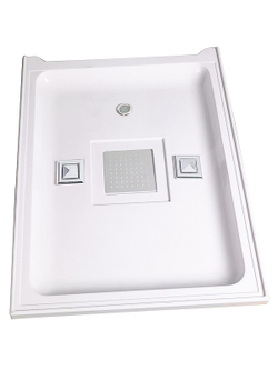 Душевая кабина WeltWasser (ВельтВассер) ALLER 904, с высоким поддоном, с электрикой и ГМ, 90x90x217