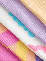 Футболка для девочки Next E65-360, 5 шт., Розовый, Белый, Сиреневый