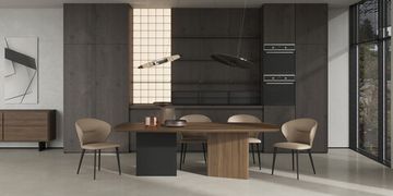 Стул MIRAMAR, MOD INTERIORS цвет бежевый/черный