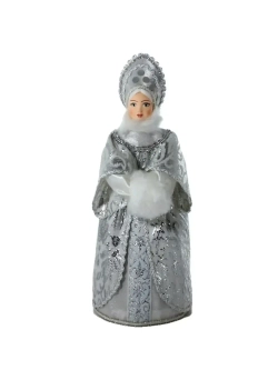 Кукла коллекционная Снегурочка в кокошнике и с муфтой