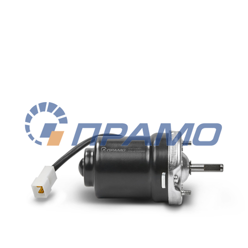 452-8102080 (ПРАМО) Электродвигатель вентилятора отопителя без крыл. (шар. подшип), 12V 8A (МЭ236)