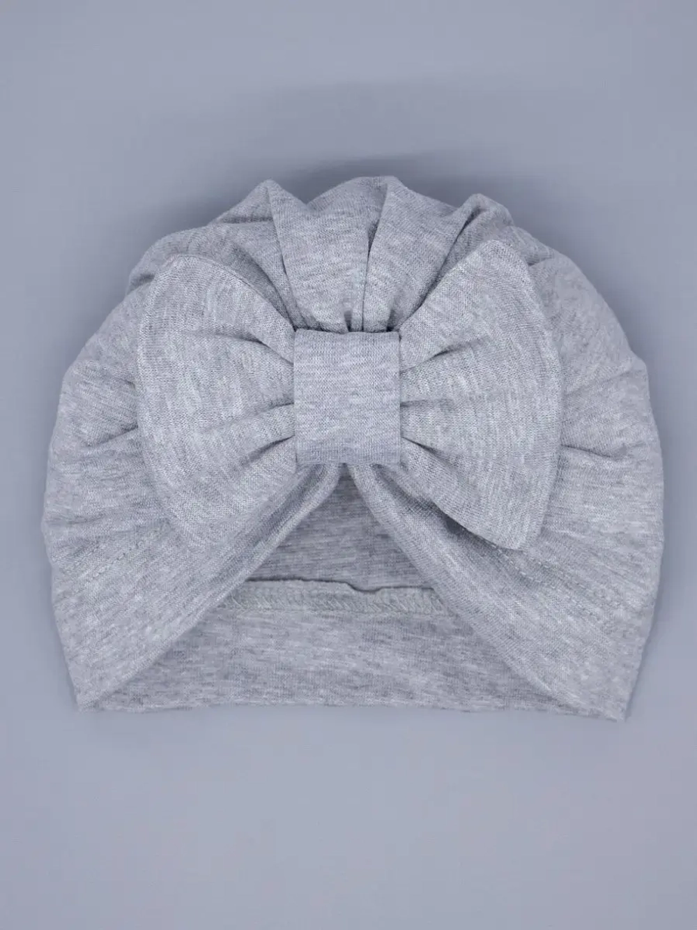 Чалма осенняя детская с бантиком