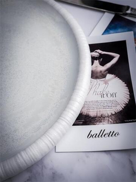 Тарелка без рима d 27 см h 3,8 см, Boletus