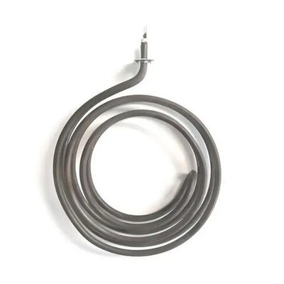 ТЭН для нагревателей и тепловых пушек 1 кВт (1000 Вт), 220 В, круглый d 115 мм, с контактами
