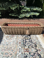 Кашпо балконное плетёное