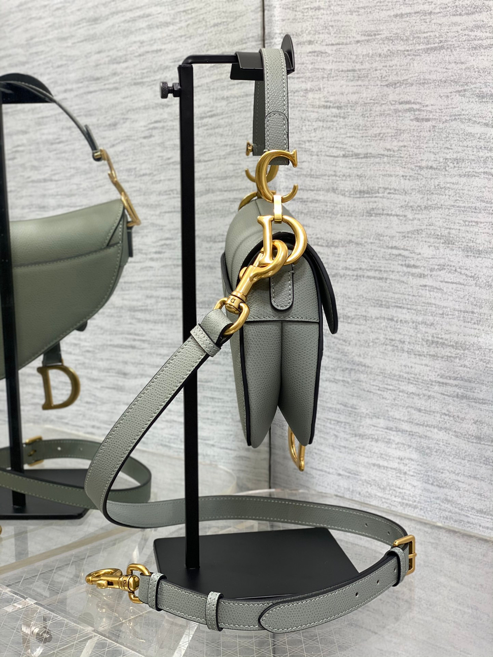 Christian Dior Small Saddle Bag with Strap