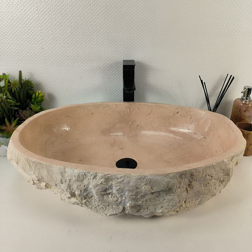 Раковина из мрамора Erozy Cream EM-65531 65*47*16 0880