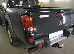 Фаркоп Mitsubishi L200 2004-2015 (удлиненная база), условно-съемный,(без электрики) Трейлер.7112