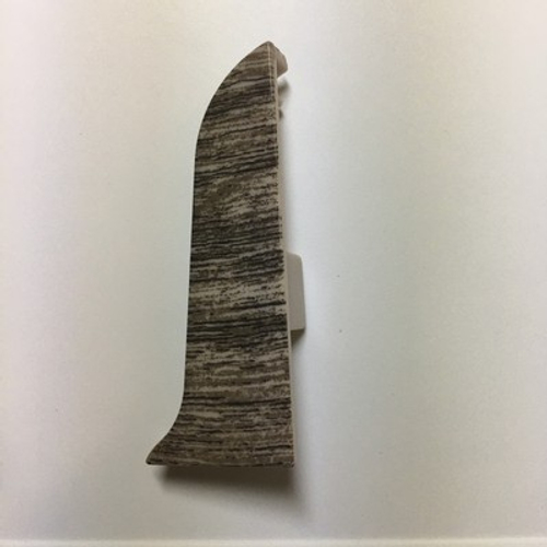 Заглушка правая к плинтусу "LIDER-62" 334 Дуб шервуд