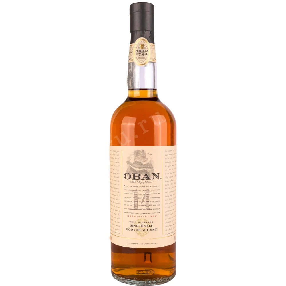 Виски Oban 14 Y.O. Single Malt 0,7 л. В тубе