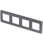 Рамка 4 поста дымчатый Inspiria Legrand