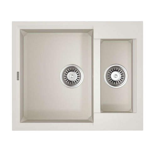 кухонная мойка Omoikiri Sakaime 60-2-WH Tetogranit/белый