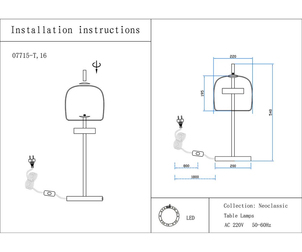 Kink Light 07715-T,20(16) Настольная лампа Розия бронза/серый