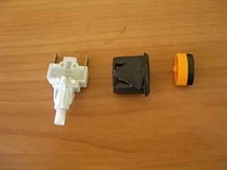 Кнопка розжига ПКН 508 коричневая