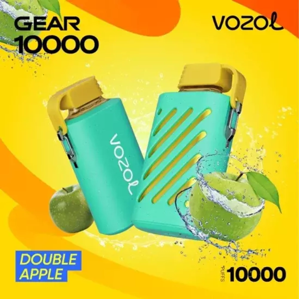 VOZOL GEAR 10000 - Double Apple (5% nic)