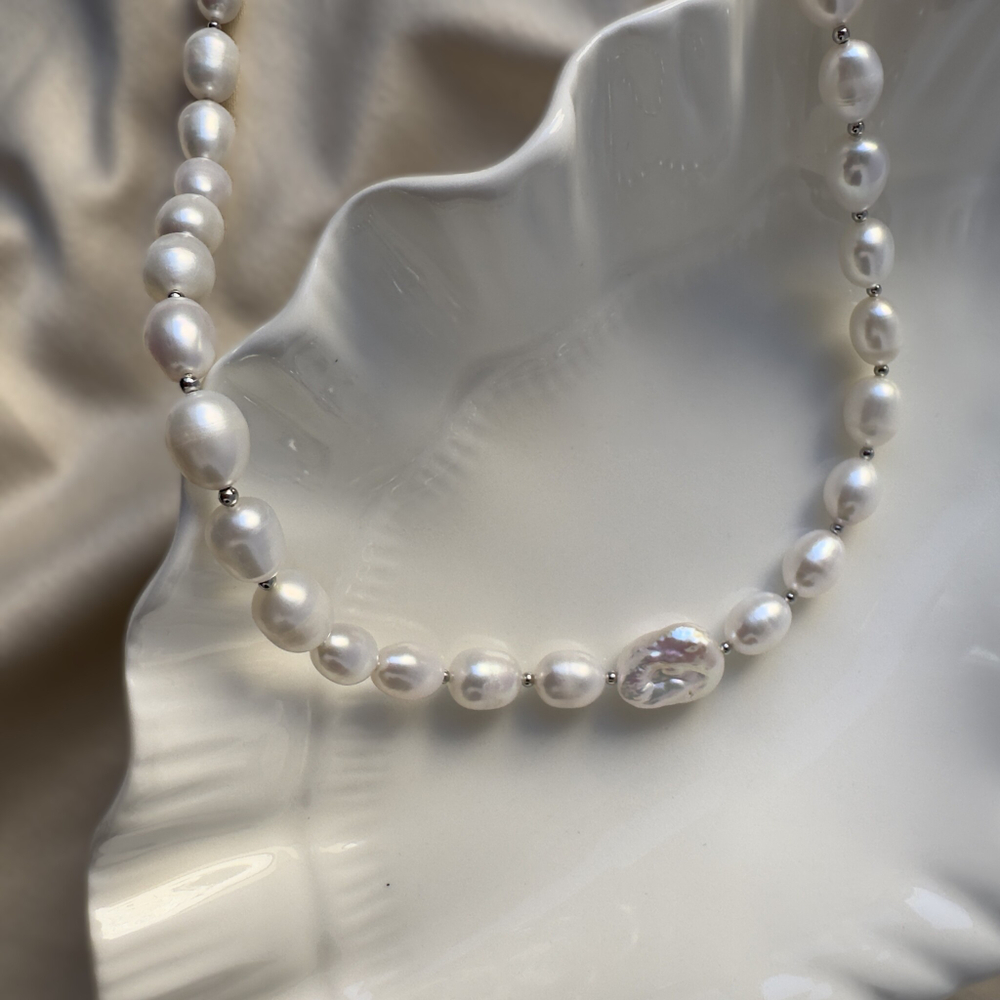 Колье с барочным жемчугом Викторинэль