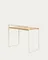 Tinn Письменный стол из ясеневого шпона с бежевой металлической конструкцией, 75 x 45,5