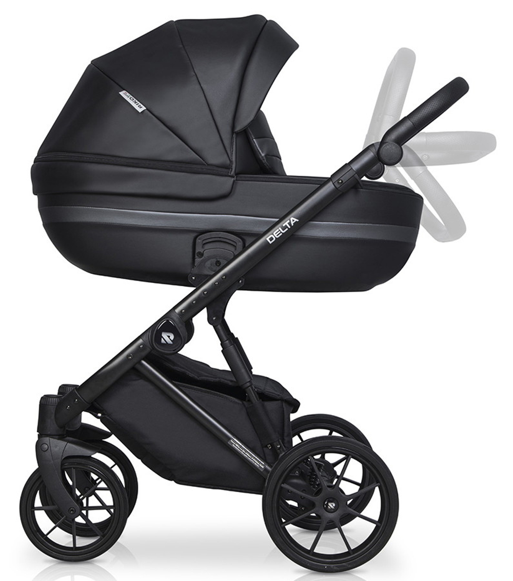 Детская коляска Riko Basic Delta Ecco 3 в 1 15 Black