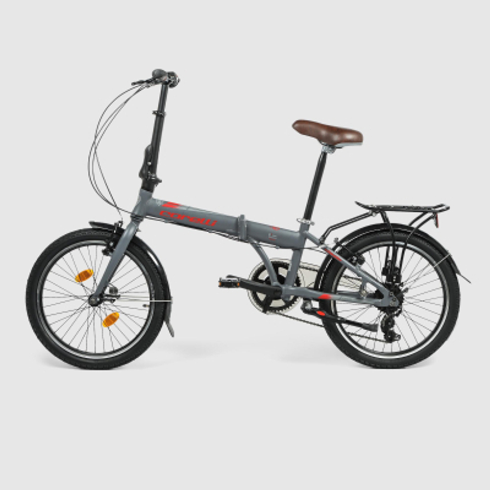 Велосипед Corelli Simple Grey Red 20, 7 скоростей