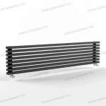 Радиатор WARMMET водяной настенный горизонтальный Luxe 60H (W) ГРАФИТ RAL7024