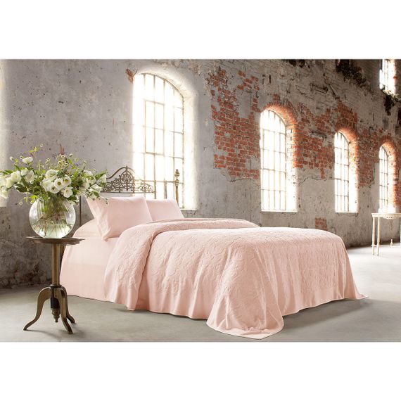 Набор с покрывалом  Tivolyo Baroc (персиковый)