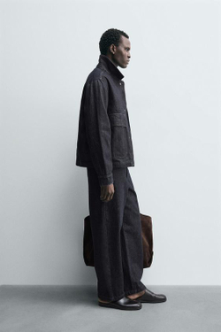 ZARA ДЖИНСЫ ЧИНОС RELAXED FIT, ИНДИГО