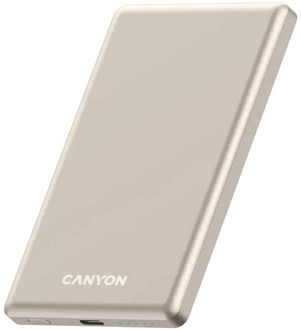 Внешний аккумулятор Canyon CNS-CPB505BE 5000 мАч бежевый